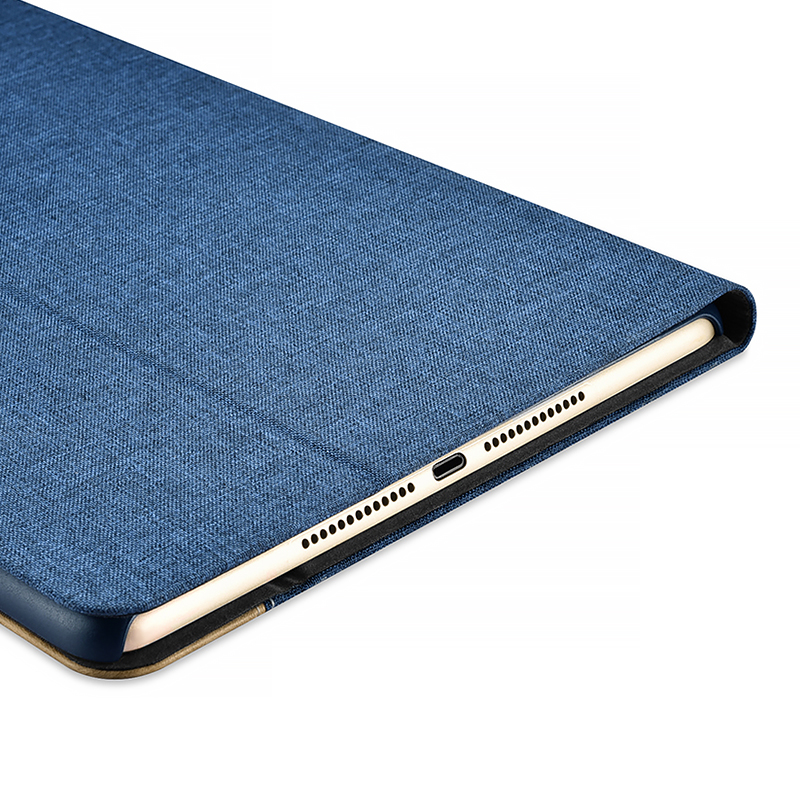 New iPad Simple Fabric Material Made Folio Cover Erudition Series(Size iPad Pro 9.7 inch